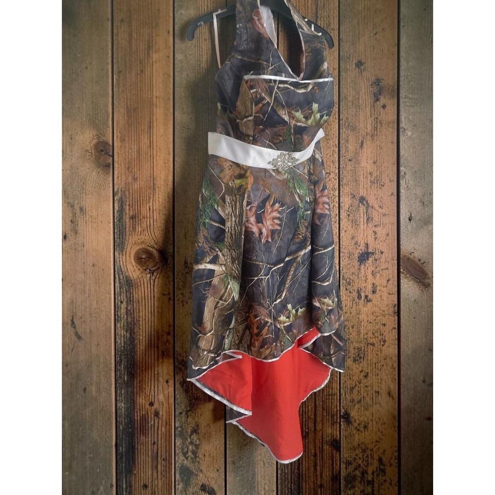 Hi-Low Camo Wedding Dress/Gown